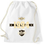 printfashion born-in-1994-cream-choco - Sportzsák, Tornazsák - Fehér (632147)