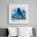 printfashion THE CODEFATHER - Vászonkép - Fehér (6631622)