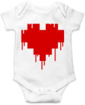 printfashion Pixel love - Baba Body - Fehér (1331772)