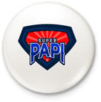 printfashion SUPERPAPI - Kitűző, hűtőmágnes - Fehér (11486777)