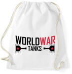 printfashion World war tank - Sportzsák, Tornazsák - Fehér (1880031)