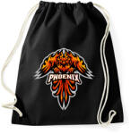 printfashion főnix - Sportzsák, Tornazsák - Fekete (14011458)