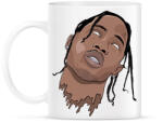printfashion Travis Scott önkívület - Bögre - Fehér (2407405)