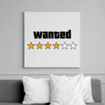printfashion Wanted Level 4 - Vászonkép - Fehér (16433493)