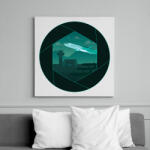 printfashion Repülőtér fotós - Vászonkép - Fehér (6640541)