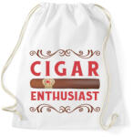 printfashion Szivar rajongó - Kubai szivar - Sportzsák, Tornazsák - Fehér (4114395)