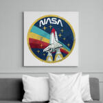 printfashion NASA vintage - Vászonkép - Fehér (6624027)