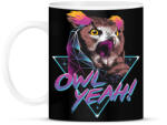 printfashion Owl yeah! - Bögre - Fekete (13831830)