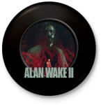printfashion Alan Wake ll. - Kitűző, hűtőmágnes - Fekete (15795341)
