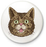 printfashion Tita - Kitűző, hűtőmágnes - Fehér (3082776)