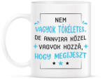 printfashion Nem vagyok tökéletes - Bögre - Fehér (7798864)