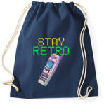 printfashion Stay retro Nokia - Sportzsák, Tornazsák - Sötétkék (11446333)