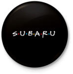 printfashion Subaru jóbarátok - Kitűző, hűtőmágnes - Fekete (3097054)