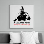 printfashion A legjobb adni - Vászonkép - Fehér (6627586)