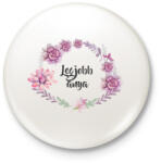 printfashion Anya - Kitűző, hűtőmágnes - Fehér (3075382)