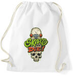 printfashion Gördeszka - skate or die - Sportzsák, Tornazsák - Fehér (4952901)