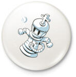 printfashion Sakk az űrben - Kitűző, hűtőmágnes - Fehér (16068850)