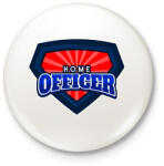 printfashion SUPER HOME OFFICER - Kitűző, hűtőmágnes - Fehér (11464550)