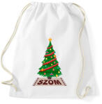 printfashion Karácsonyfa szom - Sportzsák, Tornazsák - Fehér (14663833)