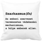 printfashion Szarkazmus(fn) - Párnahuzat, Díszpárnahuzat - Fehér (7045228)