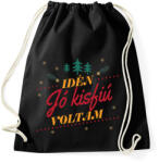 printfashion Jó kisfiú - Sportzsák, Tornazsák - Fekete (9620124)