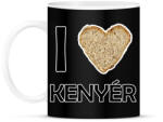 printfashion I love kenyér - Bögre - Fekete (12758802)