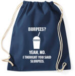 printfashion Burpees? No, it's slurpees - Sportzsák, Tornazsák - Sötétkék (1300658)
