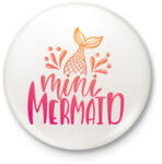 printfashion Mini sellő - Kitűző, hűtőmágnes - Fehér (13847965)