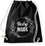 printfashion Baby inside - White - Sportzsák, Tornazsák - Fekete (7052859)
