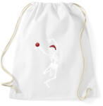 printfashion Karácsonyi csontváz - Sportzsák, Tornazsák - Fehér (15091456)