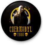 printfashion chernobyl - Kitűző, hűtőmágnes - Fekete (3103336)