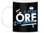 printfashion A rend őre én vagyok - Bögre - Fekete (7696450)