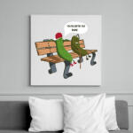 printfashion Spanok - Vászonkép - Fehér (6622395)