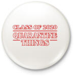 printfashion Quarantine things - Kitűző, hűtőmágnes - Fehér (3088346)