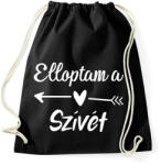 printfashion Elloptam a szívét - páros 2 - Sportzsák, Tornazsák - Fekete (6067230)