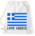 printfashion LOVE GREECE - Sportzsák, Tornazsák - Fehér (10844787)