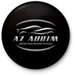 printfashion Az audim nélkül - Kitűző, hűtőmágnes - Fekete (6619438)