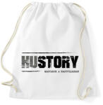 printfashion HUstory (black) - Sportzsák, Tornazsák - Fehér (7414875)