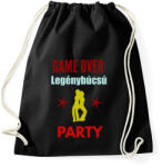 printfashion GAME OVER PARTY - Sportzsák, Tornazsák - Fekete (2343973)