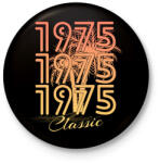 printfashion 1975 - Kitűző, hűtőmágnes - Fekete (12423141)