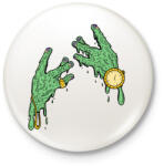 printfashion What's up dude? - Kitűző, hűtőmágnes - Fehér (3083167)