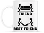 printfashion Friend - Best friend - Bögre - Fehér (13494606)