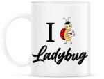 printfashion I love Ladybug - Bögre - Fehér (15957488)