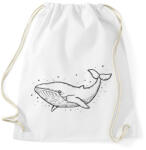 printfashion bálna - Sportzsák, Tornazsák - Fehér (15203393)