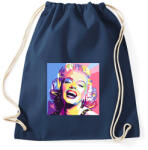 printfashion PopArt - Marilyn Monroe - Sportzsák, Tornazsák - Sötétkék (4263138)
