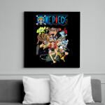 printfashion One piece csapat - Vászonkép - Fekete (14213027)