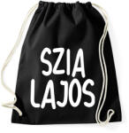 printfashion Szia Lajos! - Sportzsák, Tornazsák - Fekete (5378532)