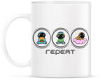 printfashion Repeat gamer - Bögre - Fehér (14033240)