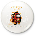 printfashion Among us Flash premium skin set - Kitűző, hűtőmágnes - Fehér (4205726)