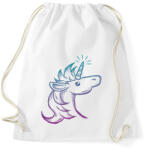 printfashion Unikornis - Sportzsák, Tornazsák - Fehér (1863796)